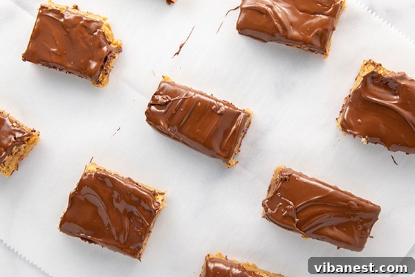 Ingredients for blondie bars laid out: butter, brown sugar, egg, vanilla, salt, flour, chocolate chips