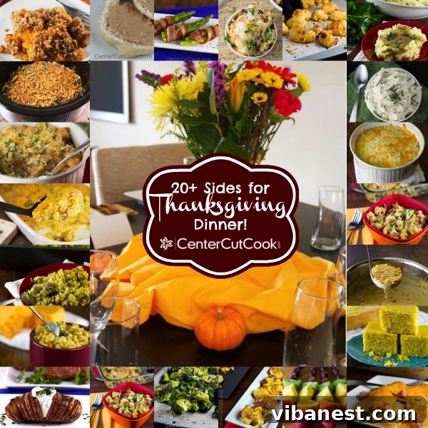 Thanksgiving Side Dishes Collage
