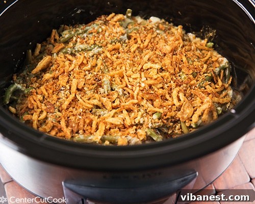 Green Bean Casserole Slow Cooker Green Bean Casserole