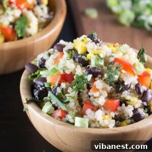 Vibrant Southwest Quinoa Bowl 3 southwest quinoa salad