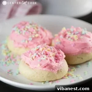 3 Lofthouse Soft Sugar Cookies copycat on a plate