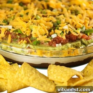 Legendary Seven Layer Fiesta 3 Easy 7 layer Mexican Dip