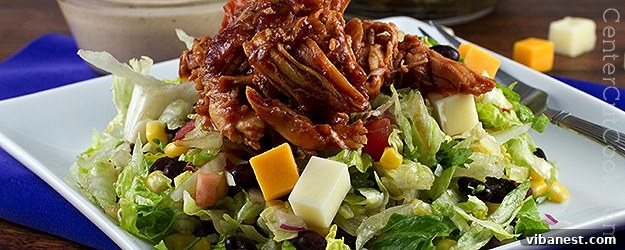 Vibrant Southwestern BBQ Chicken Salad
