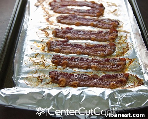 roasted potato salad 5.jpg Crispy bacon strips, ready for chopping
