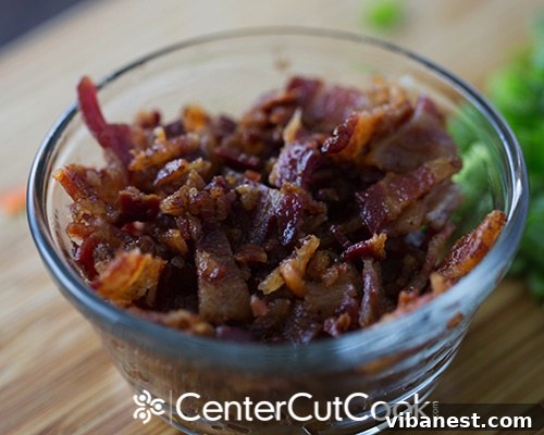 roasted potato salad 7.jpg Chopped crispy bacon for the potato salad