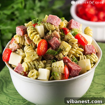 Pesto pasta salad 2