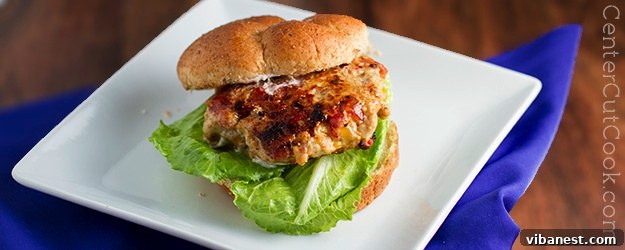 Delicious Spicy Chicken Burgers ready to be served