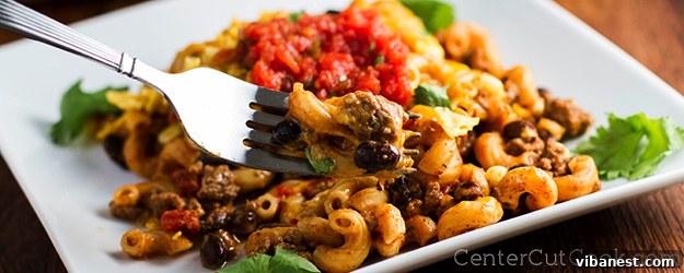 Delicious and Cheesy Taco Pasta Bake