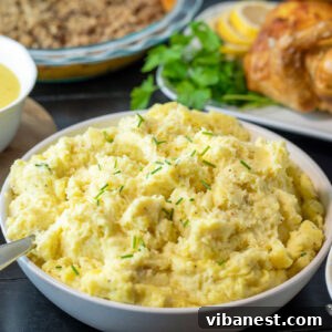 The best mashed potatoes recipe card image