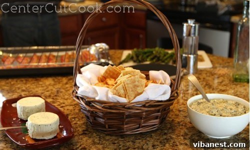 Thanksgiving Appetizer Selection Thanksgiving Appetizers - Boursin Cheese, Crackers, Artichoke Dip