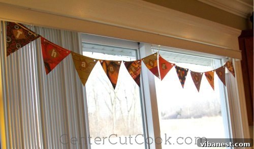 Thanksgiving Decor Detail Thanksgiving Banner Detail