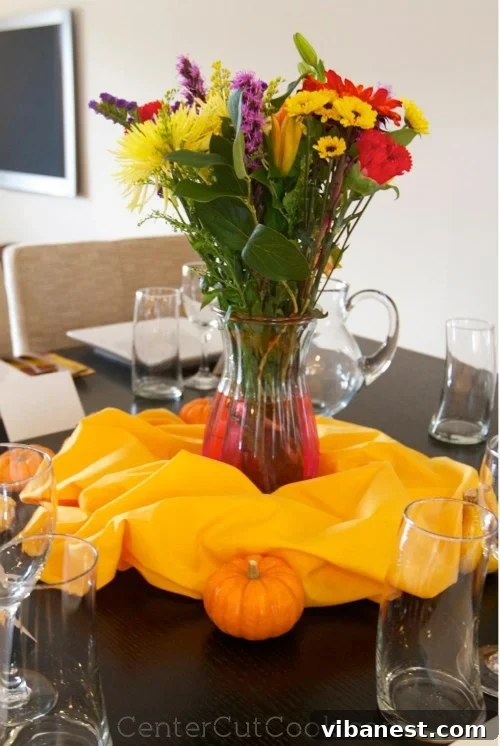 Thanksgiving Table Centerpiece Fresh Flower Thanksgiving Centerpiece