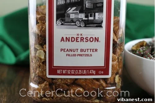peanut butter pretzels 3.jpg Large container of peanut butter filled pretzels