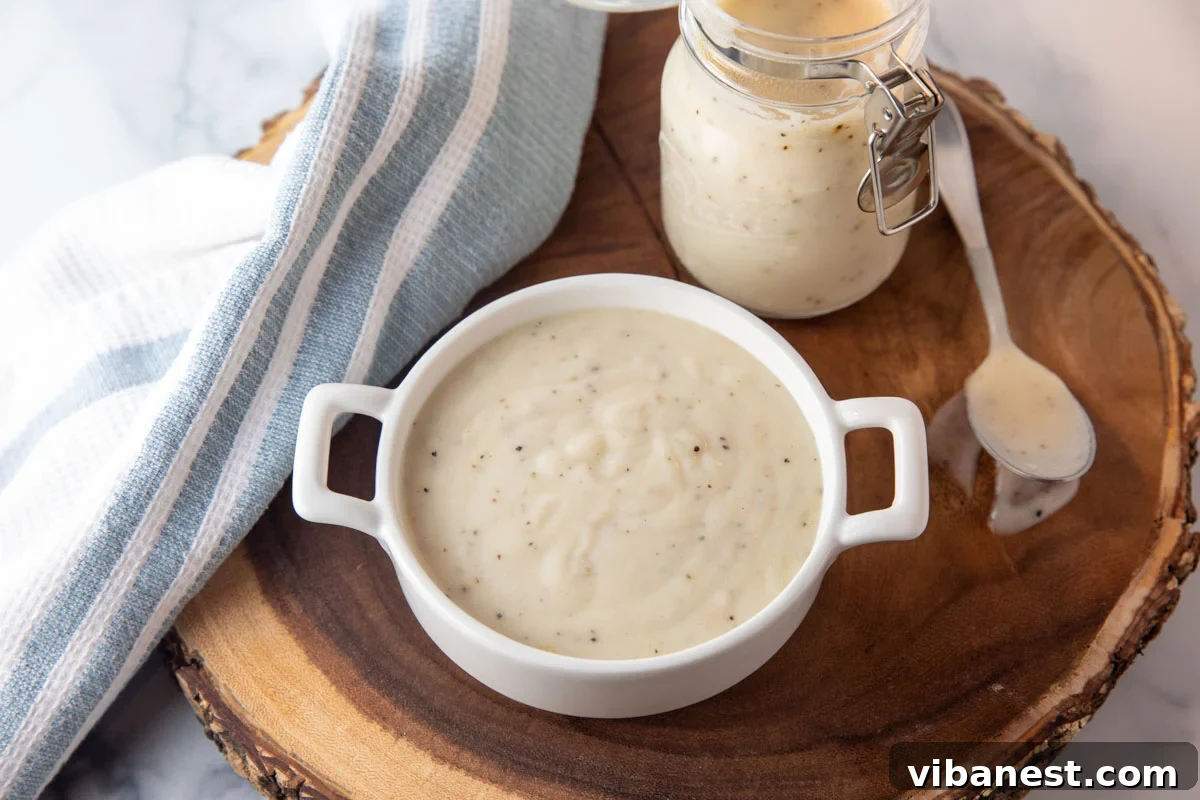 Mastering Cream-Free Creaminess 3 Bowl of creamy homemade cream soup substitute ready for use in any recipe.