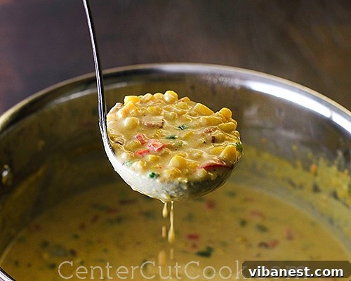 Cheesy corn chowder 3