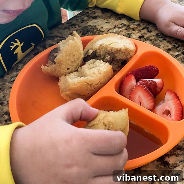 basket-of-pancake-muffins A basket full of golden brown pancake muffins, perfect for a grab-and-go breakfast.