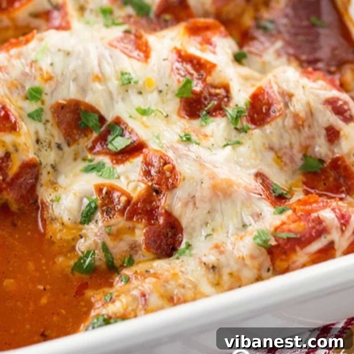 Cheesy Chicken Pizza Perfection 2 easy pizza chicken bake