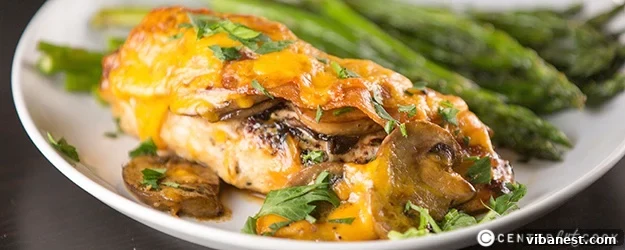 alice springs copycat.jpg Outback Steakhouse inspired Alice Springs Chicken with all toppings