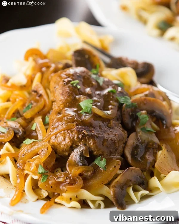 salisbury steak 3.jpg Salisbury steak ingredients laid out