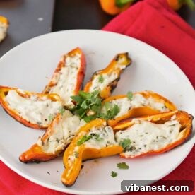 grilled stuffed mini bell peppers