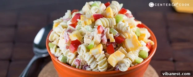 cheddar pasta salad.jpg Cheddar pasta salad