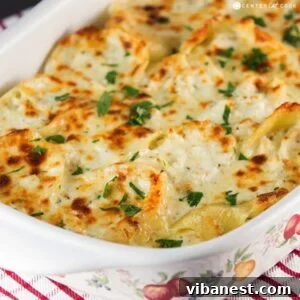 Ultimate Chicken Alfredo Stuffed Shells 4 Cheesy Chicken Alfredo Stuffed Shells