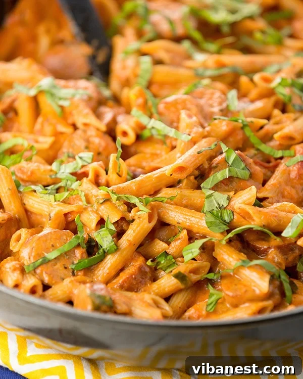 Sausage Skillet with Pasta Cheesy sausage skillet 4